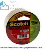 Katalog 3M Scotch harga murah & terjangkau, Image ATK Sekolah SIPLAH 3M Scotch PB50L Brown Packaging Tape 48mm x 50m harga normal 27500 di Distributor ATK Bina Mandiri Stationery