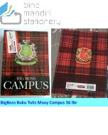 Brosur gambar perlengkapan sekolah BigBoss Buku Tulis Maxy Campus 36 lembar