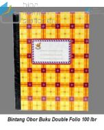 Gambar Atk Bintang Obor Buku Tulis Double Folio 100 Lembar Hard Cover Beli di Toko Bina Mandiri Stationery harga murah semua peralatan sekolah lengkap