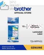 e-catalogue gambar stationery Brother TZE-MPPH31 Black on Pink Heart 12mm P-touch Tape